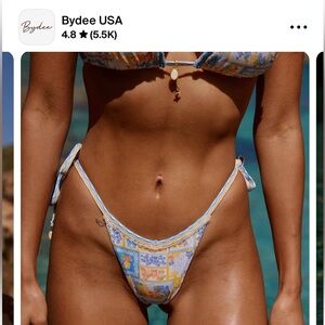 Bydee swim Malaga Bottom in Hermosa🪞🫐🌼